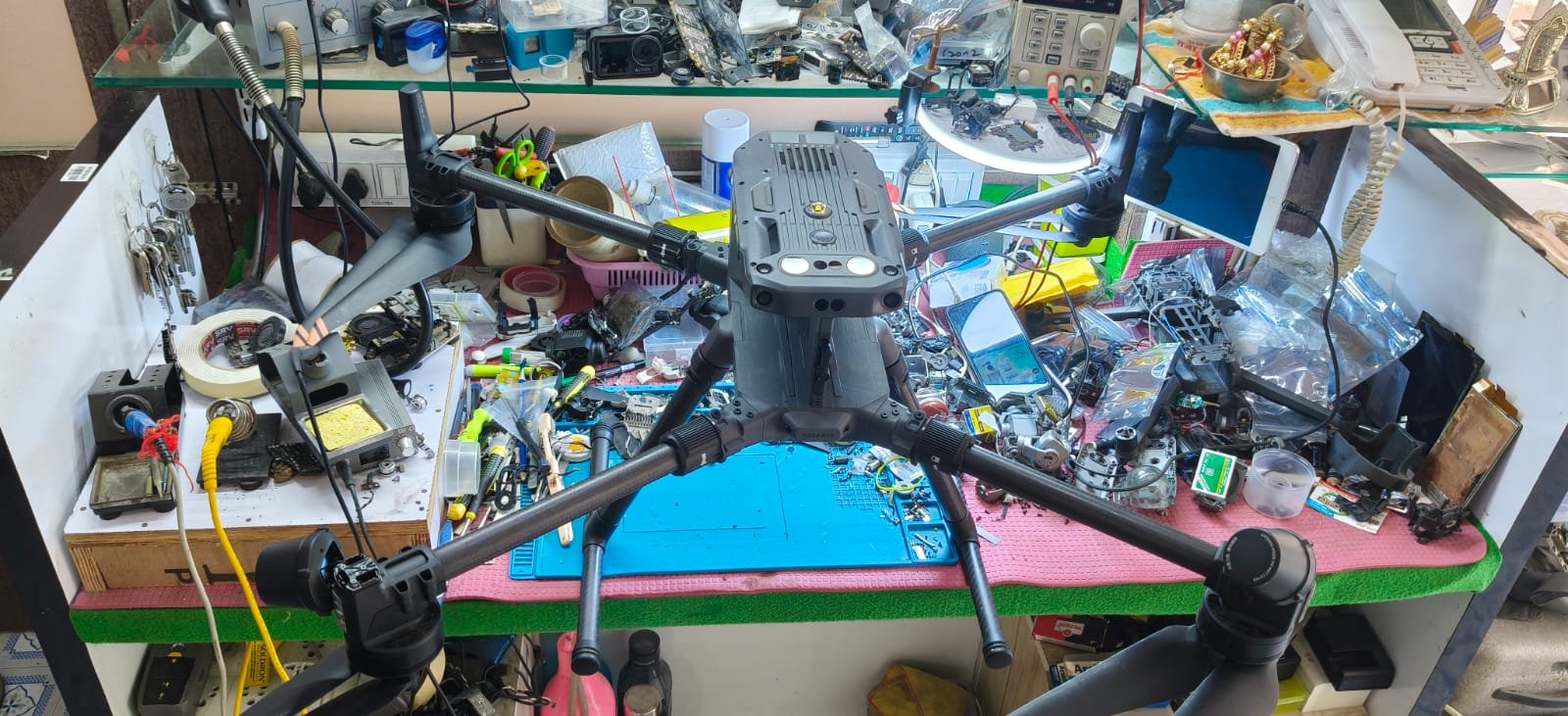 Compass fault diagnosis and repair on a DJI Matrice 350 RTK drone